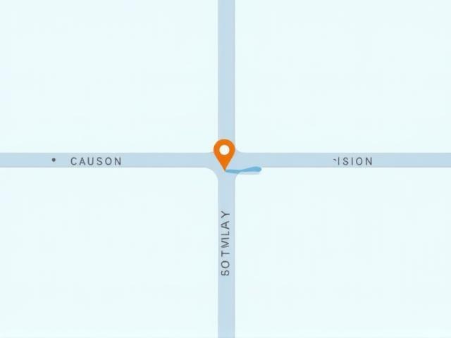 Map illustration of North Columbus Collision Center location on Hamilton Rd, Columbus, GA