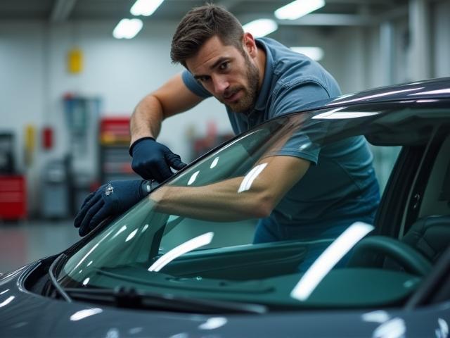 Auto glass replacement icon