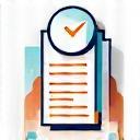 Icon representing insurance approval step